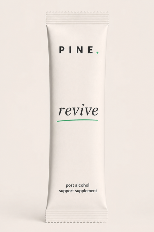 PINE revive sachet, post alcohol support supplement
