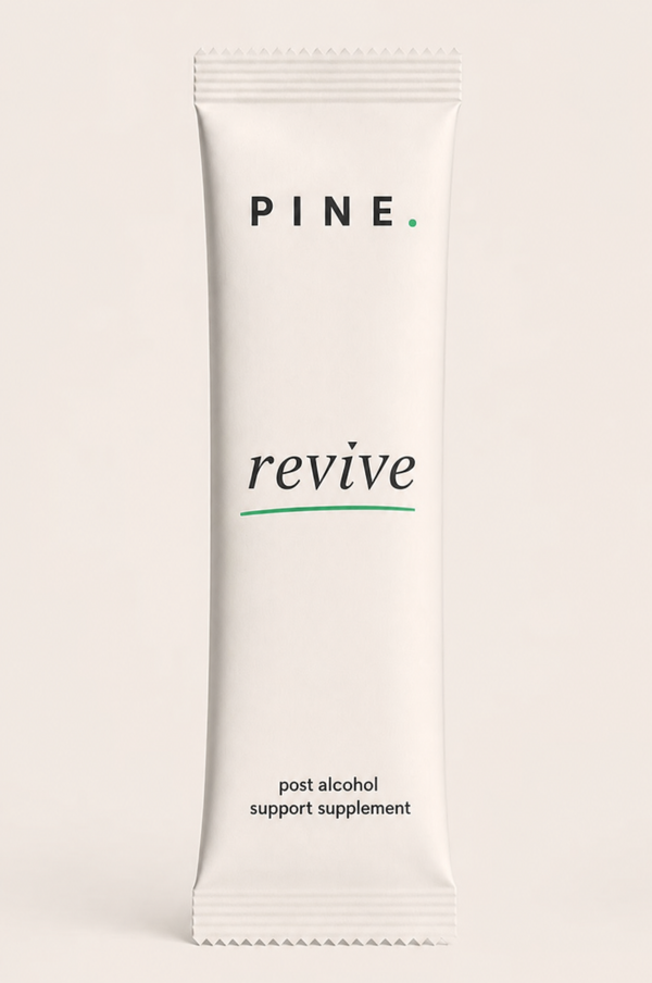 PINE revive sachet, post alcohol support supplement